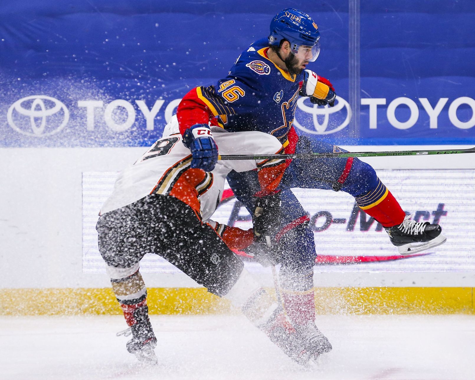 Blues don't clinch; fall in shootout
